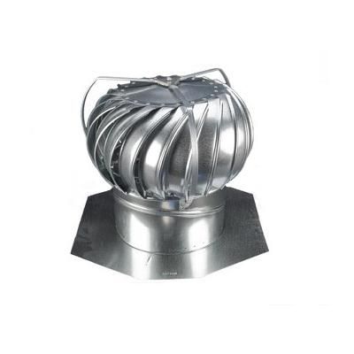 Lomanco Whirlybird Turbine 12 Inch Turbine Externally Braced - Galvanized Steel