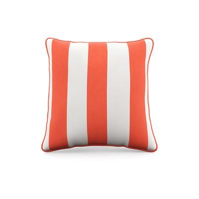 Resort Stripe Indoor/Outdoor Pillow - Lumbar, Resort Stripe Air Blue Lumbar, 13" x 20" Lumbar, Individual - Frontgate