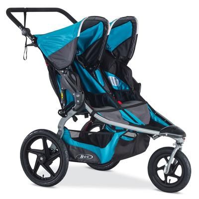 BOB 2017 / 2018 Revolution FLEX 2.0 Duallie Double Jogging Stroller - Lagoon
