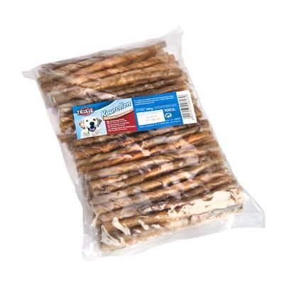 Trixie Bastoncini da masticare in pelle di manzo (12,5 cm) Snack per cane - Set %: 2 x 100 pz