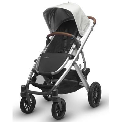 UPPAbaby 2017 VISTA Stroller - Loic (White/Silver/Leather) - OPEN BOX RETURN