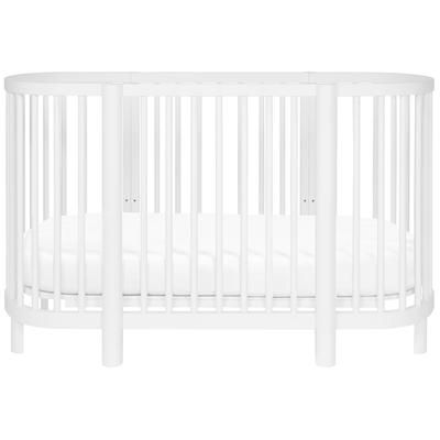 Babyletto Hula Convertible Oval Crib & Mini Bassinet - White Finish