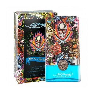 Ed Hardy Hearts & Daggers for Men 3.4 oz Eau De Toilette for Men