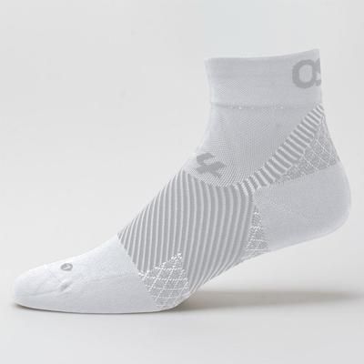 OS1st FS4 Plantar Fasciitis Quarter Socks Socks White