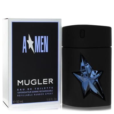 Angel For Men By Thierry Mugler Eau De Toilette Spray Refillable (rubber Flask) 1.7 Oz