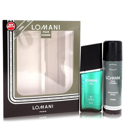 Lomani For Men By Lomani Gift Set - 3.4 Oz Eau De Toilette Spray + 6.7 Oz Deodorant Spray