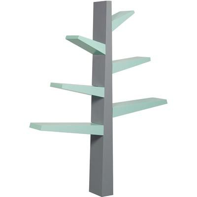 Babyletto Spruce Tree Bookcase - Grey/Mint