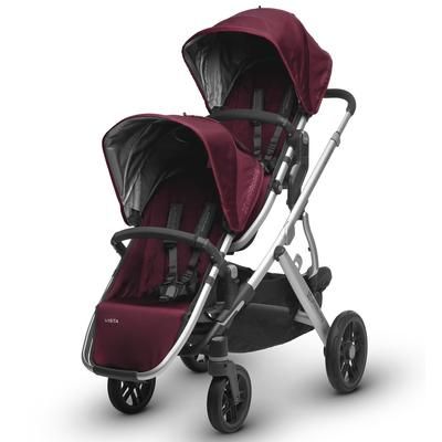 UPPAbaby 2017 RumbleSeat - Dennison (Bordeaux/Silver)