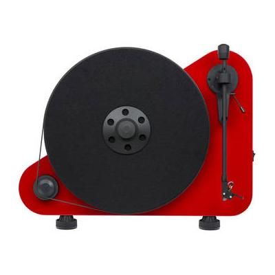 Pro-Ject Audio Systems VT-E BT R Vertical Turntable with Bluetooth (High-Gloss Red) 844682007250