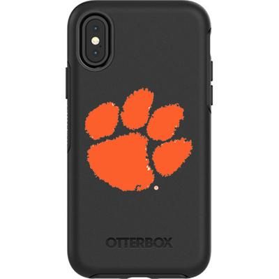 Clemson Tigers OtterBox iPhone X Symmetry Black Case