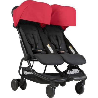 Mountain Buggy Nano Duo Double Stroller - Ruby