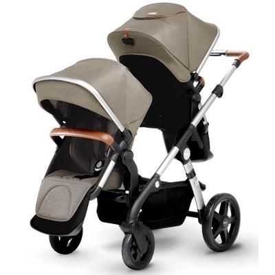 Silver Cross 2018 Wave Double Stroller - Linen
