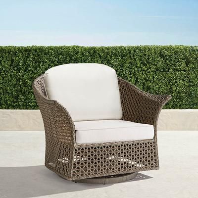 Maxwell Woven Swivel Chair Cushion - Gingko - Frontgate