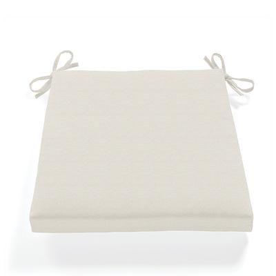 19" X 17-1/2" Replacement Seat Cushion - Knife-Edge, Knife-Edge/Sand - Grandin Road