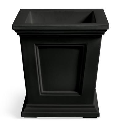 Devon Easy-Care Tapered Planter - Black - Grandin Road