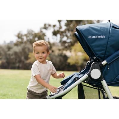 Bumbleride 2019 Indie Twin Side by Side Double Stroller - Matte Black