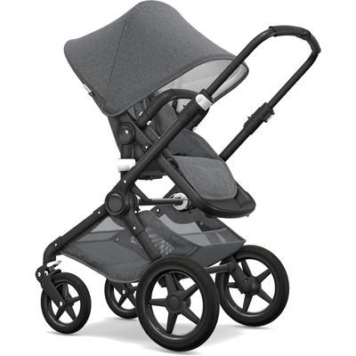 Bugaboo Fox Classic Complete Stroller - Black/Grey Melange