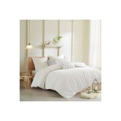 Urban Habitat Brooklyn Twin/Twin XL Cotton Jacquard Comforter Set in Ivory - Olliix UH10-0198