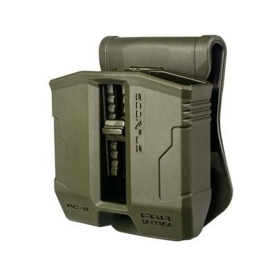 FAB Defense 9mm Steel Magazine Pouch w/Swivel for Steel 9mm and .40 cal Magazines OD Green SC-PS9SG