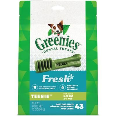 Fresh Teenie Dental Dog Treats, 12 oz., Count of 43