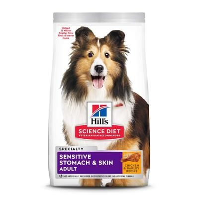 Science Diet Adult Sensitive Stomach & Skin Chicken Recipe Dry Dog Food, 4 lbs.
