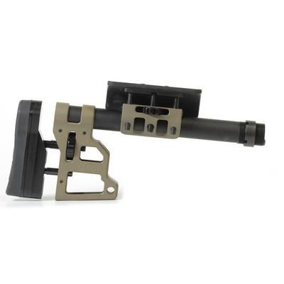 MDT Skeleton Carbine Stock Adjustable Cheek Pad 9.75 inch FDE 102856-FDE