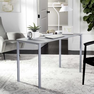 "Dalit 47" Writing Desk in Grey - Safavieh FOX2231B"