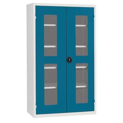 Armoire Haute P. Transp L1200xp500xh198 0 Gris/bleu - Acial