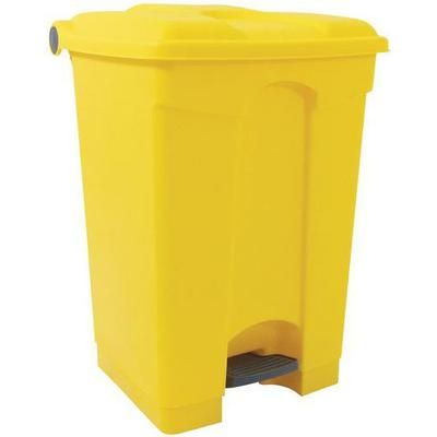Poubelle Agroalimentaire Plastique À Pédale 45 L Coloris Jaune - Manutan Expert