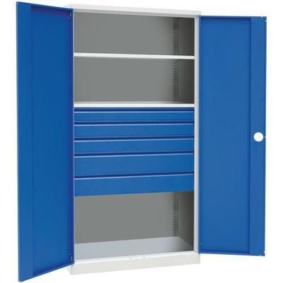 armoire magic 2 tablette et 5 tiroir 87 mm -manutan expert