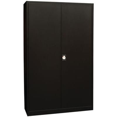 Armoire Pb 195x120x42 4 Tablettes Noir - Manutan Expert