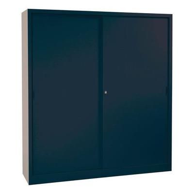 Armoire Porte Coulissante L160xh200 Cm Anthracite - Manutan Expert