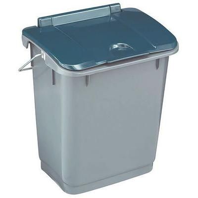 Poubelle 35l A Couvercle Vert Et Poignee Inte Gree - Sulo