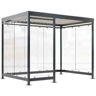 Abri Fumeur Cologne K3 C/b - 1 Panneau Avant Droite - WSM