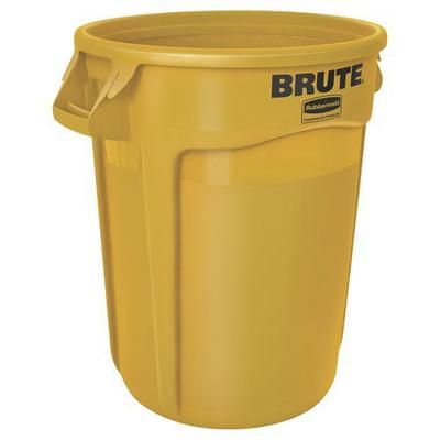Conteneur Brute 121l Avec Aération- Jaune - Rubbermaid