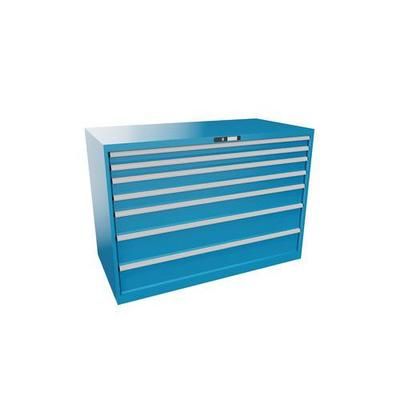 Armoire Bleu Clair 1431x725x1000 Avec 7 Tir. 75kg - Lista