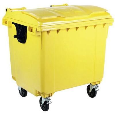conteneur jaune 1100l - manutan