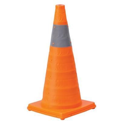 cône de signalisation rétractable mottez hauteur 62 cm