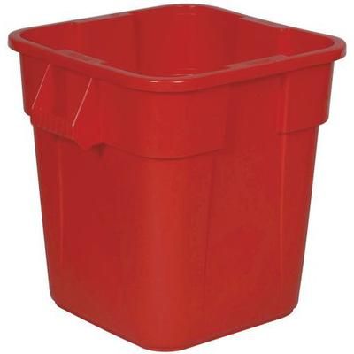 Collecteur Brute Carré 106 L Rouge - Rubbermaid