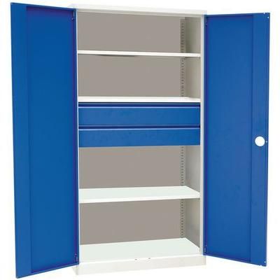 armoire magic 3 tablette et 2 tiroir 155 mm -manutan expert