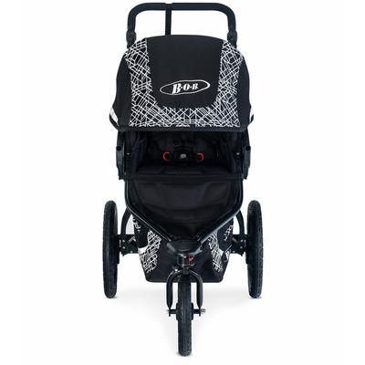 BOB Revolution Flex 3.0 Single Jogging Stroller Bundle - Lunar Black