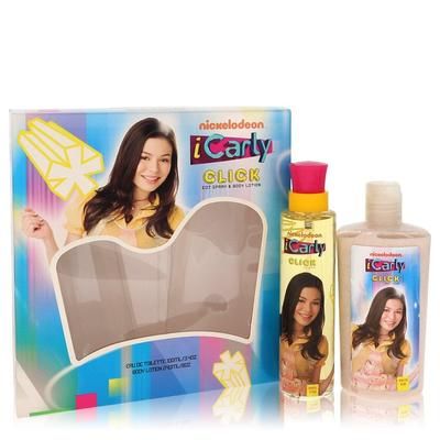 Icarly Click For Women By Marmol & Son Gift Set - 3.4 Oz Eau De Toilette Spray + 8 Oz Body Lotion