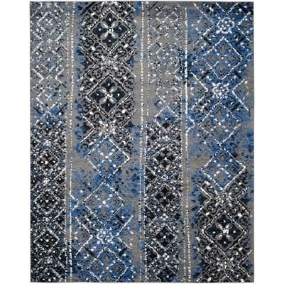 Adirondack Collection 4' X 4' Square Rug in Ivory And Silver - Safavieh ADR110B-4SQ