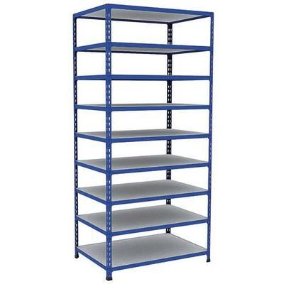 rayonnage d'archives rapid 2 1980x915x610 9 tab metal bleu