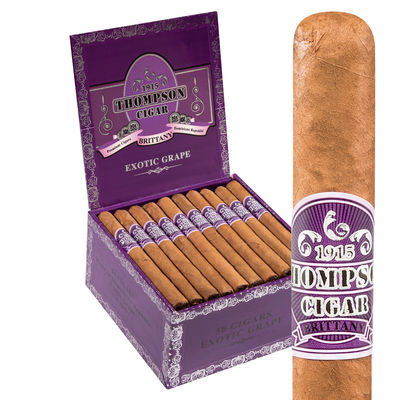 Thompson Brittany Exotic Panetela Connecticut Grape - Box of 50