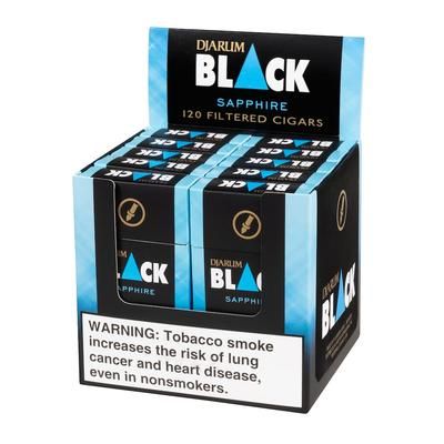 Djarum Black Sapphire Natural Filtered Cigarillo Menthol - Pack of 12
