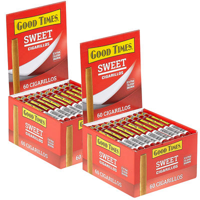 Good Times Natural Cigarillo Sweet 2-Fer - Box of 120
