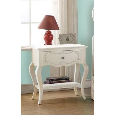 Edalene Nightstand in Pearl White - Acme Furniture 30509