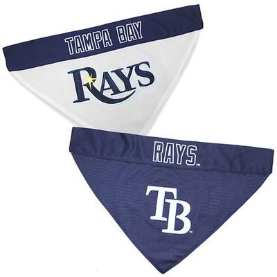 Pets First MLB American League Reversible Bandana for Dogs, Small/Medium, Tampa Bay Rays