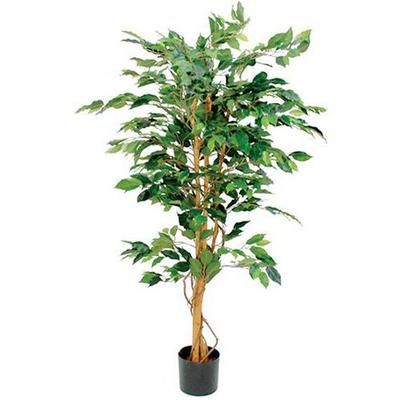 Plante Artificielle Ficus Benjamina Vert Hauteur 150cm - Vepabins